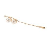 PAMINGONO Nail Art Mixing Stick with Tip, Metal Manicure Stirring Rod for Liquid and Powder, Multi-Functional Nail Spatula Spoon for Professional Manicure and Pedicure Use