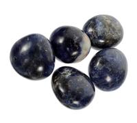 PAMINGONO Natural Blue Vein Crystal Stone Aromatherapy Ornament Polished Gemstone Home Decor Accessory for Living Floral Arrangements and Aquarium Decoration