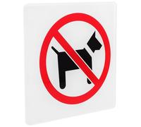 PAMINGONO No Pets Allowed Sign Acrylic Notice Sign for Store Entrance Highly Effective Warning for Supermarkets and Offices Business Door Notice