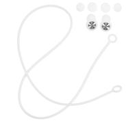 PAMINGONO Noise-reducing Silicone with Cord Silver White CD Texture for Sleep Study Work Travel Comfortable Hearing Protection for Concerts Snoring Blocking