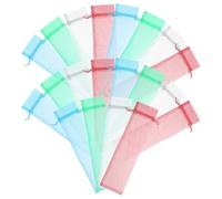 PAMINGONO Organza Drawstring Bags with Well-protected Closure 20pcs for Hand Fans and Small, Elegant Mesh Pouches for Weddings and Wedding Favors Gift Storage