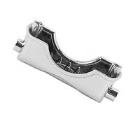 PAMINGONO Oval Lug Drum Connector Double-end Lug Metal Drum Set Parts Accessories Silver Strong Enough to Hold Replacement