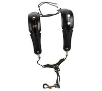 PAMINGONO Padded Saxophone Harness Strap for Alto Tenor Baritone Sax with Adjustable Neck and Double Shoulder Support, Creative Saxophone Belt for Students and Adults