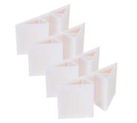 PAMINGONO Plastic Fence Base Holder for Pet Gate 4Pcs Fence Support Stabilizer for Indoor Puppy Pen