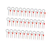 PAMINGONO Plastic Fire Extinguisher Pull Pins with Lock Pins for Safety Mechanism Replacement Accessories for Fire Equipment Easy One-handed Removal Compatible with Multiple Models