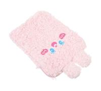 PAMINGONO Plush Tablet Storage Pouch Pink Heart Bunny Design, Universal 9.7-11 Inch Sleeve, Soft Protective Bag for and Students, Lightweight Cartoon Tablet Case for Travel and Daily Use