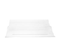 PAMINGONO Polycarbonate Roof Panels 400x300x3mm Plastic Roofing Sheets for Greenhouse Daylighting and Patio Covering DIY Replacement Tile