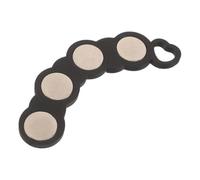 PAMINGONO Portable Cat Eye Magnet for Nail Art Magnetic Nail Polish Tool with Broad Compatibility and Acrylic Magnet Material Caterpillar Shape for Manicure Designs