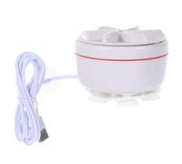 PAMINGONO Portable Collapsible Mini for Washing Folding Machine Ultrasonic White Pp Material, Simple to Operate, Compact Washer Travel and Business Trips Suitable for Dresses and T-shirts