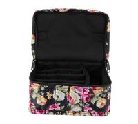 PAMINGONO Portable Essential Oil Storage Bag with Compartments Shockproof and Break Travel Organizer for Nail Polish and Manicure Tools Carrying Case for Home Go Use