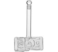 PAMINGONO Portable Hammer Shaped Glass Whiskey Dispenser and Wine Decanter for Drinking and Wine Tasting, Stylish Design to The Taste of Alcohol