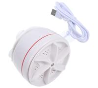 PAMINGONO Portable Mini Turbine Washing Machine for Travel and Dorm Ultrasonic Hand-wash Simulation Compact Laundry Wash Tub for Socks Underwear Shirts and Light Garments