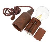 PAMINGONO Portable Retro Globe Camping Bulb Light with Pull Rope, Rotate Bulb Head, PC and Abs Material, Lightweight Design for Outdoor Trips and Party Atmosphere