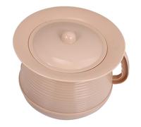 PAMINGONO Portable Spittoon with Cover for Elderly and Non-Slip Urinal Pail Pot Practical Thickened Plastic Chamber Pot for Home Hospital and Travel Use