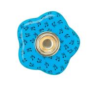 PAMINGONO Professional Blue ABS Non-Slip Cello Endpin Mat Pad Anti-Slip Belt, Violoncello Floor Protector and Endpin Holder for Orchestral String Instrument Accessories