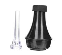 PAMINGONO Professional Trumpet Practice with Lightweight Abs Straight Mute and Transparent Mouthpiece Noise Reduction Accessory for Quiet Music Rehearsal