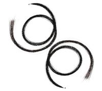 PAMINGONO Professional Violin Bow Hair Replacement Hanks for Repairing Violin and Bows Natural Horse Tail Hair with Fine Ductility and Gripping Qualities