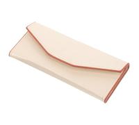 PAMINGONO Pu Travel Tweezer Case Beige for Eyelash Tweezers Protective Storage Bag and Small Tools Suitable for Eyelash Extensions