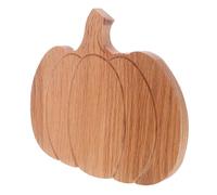 PAMINGONO Pumpkin Oak Wood Cutting Board Small Compact Chopping Board Festive Halloween Thanksgiving Serving Platter for Cheese Meat Snacks Kitchen Charcuterie