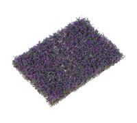 PAMINGONO Purple Miniature Flower Cluster Model Train Grass for DIY Micro-landscape Scenery Realistic Static Grass Clusters for Railroad Wargaming Terrain and Dollhouse Decorations