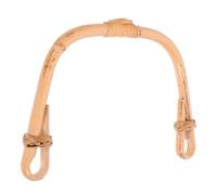 PAMINGONO Rattan U-Shape Tea Pot Handle Replacement for Stovetop Teapots with Comfortable and Secure Grip, Vintage Style Suitable for Chinese Ceramic and Porcelain Spherical Teapots