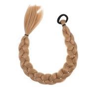 PAMINGONO Realistic Synthetic Braided Ponytail Hair Extension 24-inch Long Quick Style Transformation Easy to Maintain Fashion Hair Accessory for Women and Girls Daily Wear