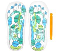 PAMINGONO Reflexology Foot Socks with Pressure Print 1 Pair Acupressure Massage Socks for Foot Reflexology Therapy Suitable for Seniors