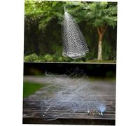 PAMINGONO Replacement Net for Fishing Cast Net Bait Trap Mesh with Hole Easy to Use and Safe for Freshwater Fishing
