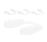 PAMINGONO Replacement Nose Pads Comfortable and Stable 4pcs for Glasses Silicone Nose Bridge Cushions Soft Eyeglass Pads for Outdoor Sports and Studying