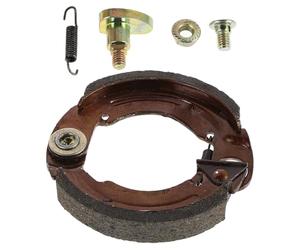 PAMINGONO Replacement Rear Brake Shoe for Electromobile and Motorcycle Iron Drum Brake Pad with Wear-resistant Material and Broad Adaptability