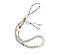 PAMINGONO Retro Bodhi Beaded Phone Lanyard Wrist Strap Detachable Anti-Lost Mobile Phone Chain Ornament for Men and Women, 1Pcs
