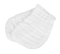 PAMINGONO Reusable Cloth Nappies Cotton Gauze Diapers Newborn Babies for Soft and Gentle Peanut Shape Multi-Functional Washable Diaper Inserts White