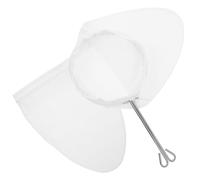 PAMINGONO Reusable Coffee Tea Strainer Bags 3pcs Premium Cotton with Stainless Steel Ring and Handle Washable Filter Bags for Tea House and Store Brewing and Particles