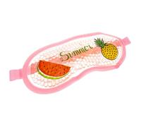 PAMINGONO Reusable Cooling Eye Mask Gel for Travel and Camping Ice Compress Therapy Eye Fruit Pink Cold Compress Sleep Shade for Dark Circles