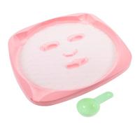 PAMINGONO Reusable Facial Mask Mold Tray Set for DIY Face Mask Making, Practical Albumen Glue and Ps Material with Thickened Shape Conforming to Human Face for Home Beauty Use
