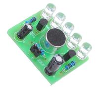 PAMINGONO Rhythm-controlled Melody Light DIY Soldering Kit with Pcb Circuit Board for Educational Electronics Practice Fun Light Display Creative Soldering Project for Beginners and Adults