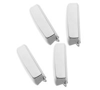 PAMINGONO Rice Cooker Lid Replacement Button Pot Lid Knobs 4pcs with Silver Finish for Safety during Cooking and Multifunctional Use for Family Meals and Office Lunches