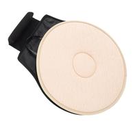 PAMINGONO Rotating Car Seat Cushion 360° Swivel Car Seat Pad Beige Single Ring Protector for Automotive Use