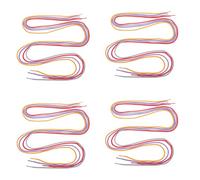PAMINGONO Round Polyester Shoelaces 20 Pcs 120cm Multipack Colored Shoe Laces Rope for Athletic and Casual Shoes Suitable for Men and Women Outdoor Use