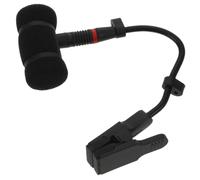PAMINGONO Saxophone Microphone Clip Lightweight Shock Absorbing Mic Holder Clamp Wireless Mount for Brass and Woodwind Instruments Quick Installation Firm Hold for Live Performance and