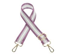 PAMINGONO Shoulder Strap Practical Adjustable for Messenger Bag Purple DIY Polyester and Metal Material and Homemade Bag for Women Crafting