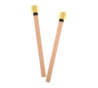 PAMINGONO Silent Drumsticks Rubber Tips Classic Wooden Handle for Practice and Performance for Jazz Drummers and Percussion Instrument Use