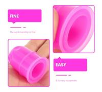 PAMINGONO Silicone Cupping Set for Body Massage, Purple Hard Suction Therapy Cups, Vacuum Massage Tool for Pediatric Tuina and Gua Sha, Suitable for Salon and Home Use