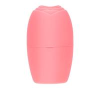 PAMINGONO Silicone Face Ice Compress Roller Rose Mold, Cold Compress Relief Massager for Facial and Eye Therapy, Vibrant Orange Multi-purpose Beauty Massage Tool