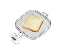 PAMINGONO Silver Sandwich Roasting Net Clip, Oven Toast Mold and Bbq Grill Accessory, Kitchen Baking Tool for Bread and Sandwiches, Household Cooking Essential