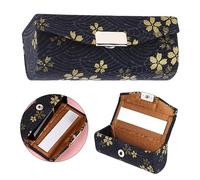 PAMINGONO Single Lipstick Storage Box Traditional Japanese Style Lipstick Case Dust Cover Compact Makeup Organizer for Women for Travel and Everyday Use