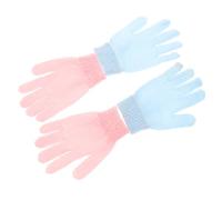 PAMINGONO Skin Exfoliator Gloves 2 Pairs Bathing Gloves Shower Gloves Body Brush Gloves Sp