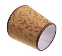 PAMINGONO Small Vintage Pattern Cloth Lampshade Light Socket Cover for Bedroom Study Table Lamp Dust Resistant Lamp Accessory with Easy Installation for Home and Hotel Use