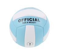 PAMINGONO Soft Volleyball Machine-stitched Pu Material for Adults and Teens Official Size 5 with Control Performance, for Middle School Exams and Practice Training