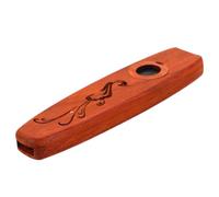 PAMINGONO Solid Wood Kazoo for Music Accompaniment with Exceptional Sound Quality and Durability, Wooden Wind Instrument Suitable for Beginners and Adults as Partner to Ukuleles and Other